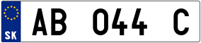 Truck License Plate